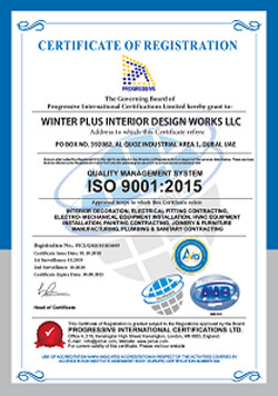 Winter Plus - ISO Certification